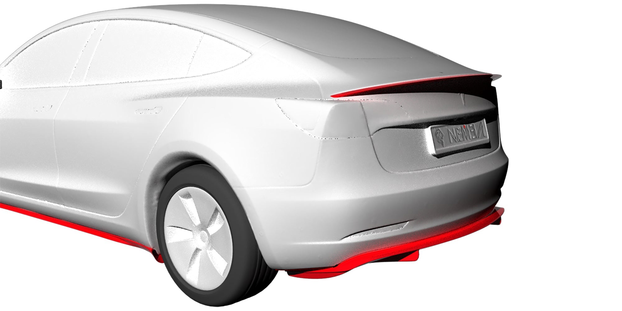 Rear DIFFUSER for Tesla Model 3