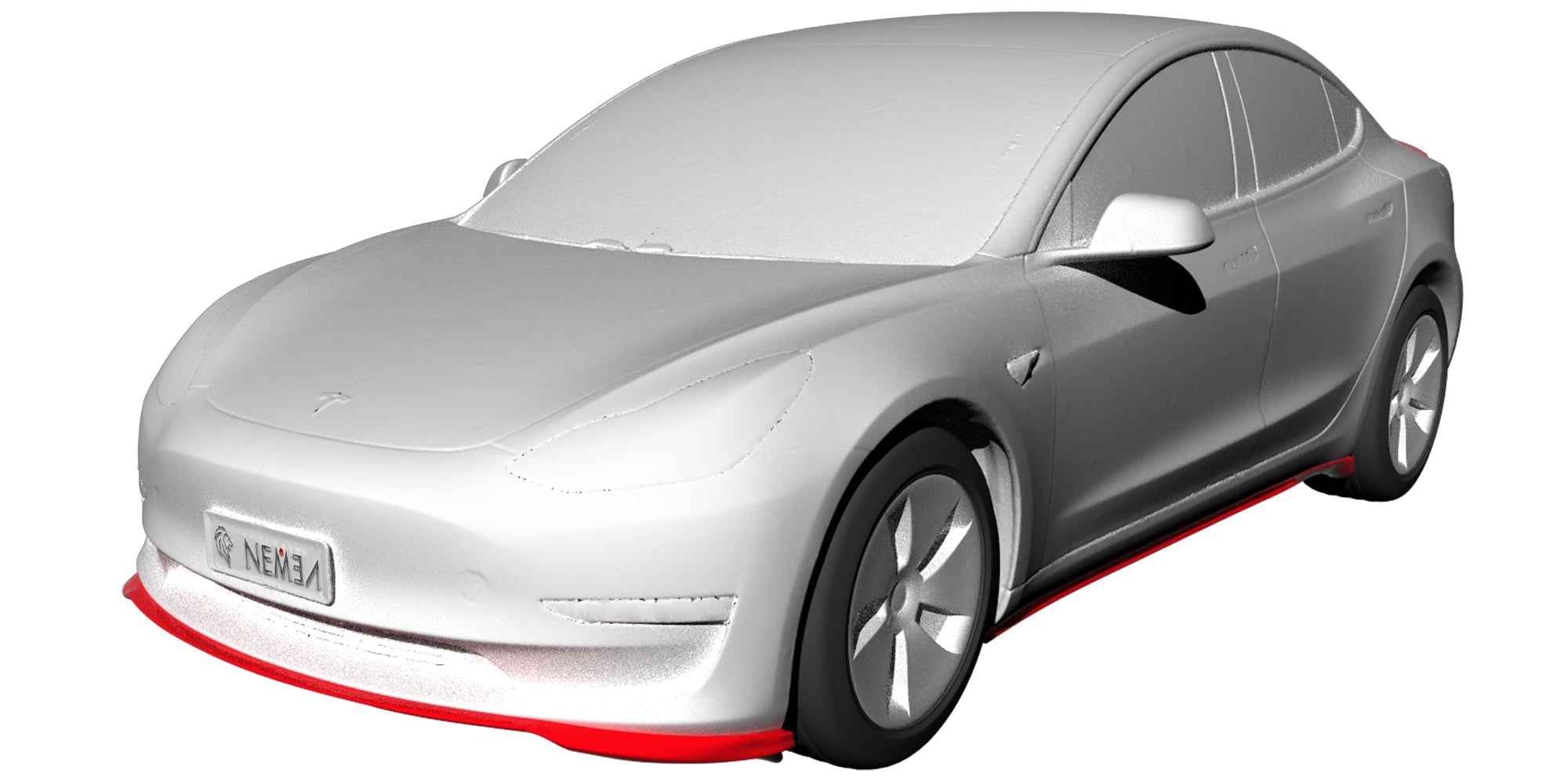 Front SPLITTER for Tesla Model 3